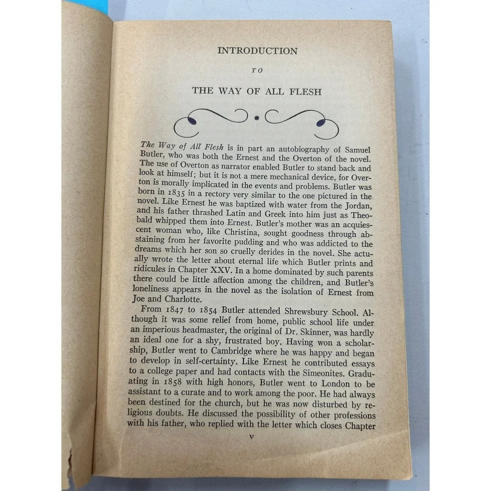 The Way‎ of All Flesh Samuel Butler 1965 Tenth Printing Holt Rinehart